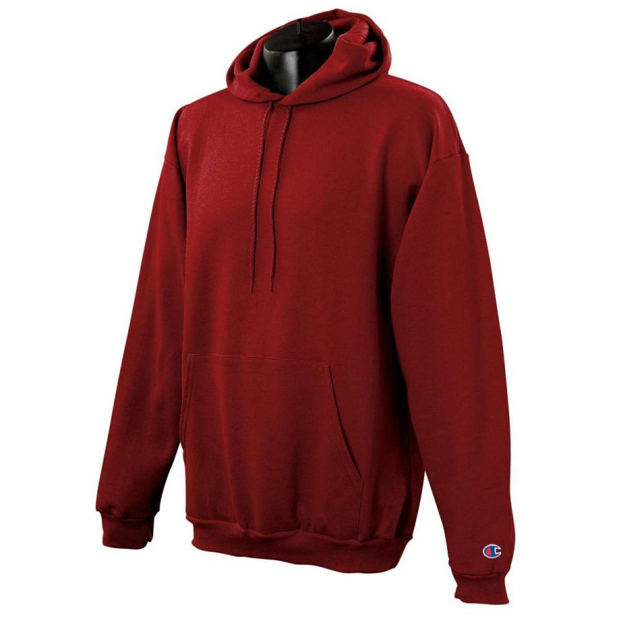 * Champion Men'S Maroon Hoodie | Sweatshirts