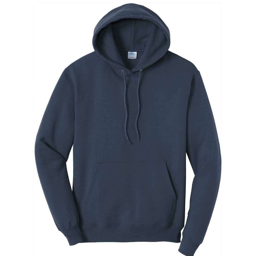 * Port & Company Men'S Navy Tall Core Fleece Pullover Hoodie | Sweatshirts