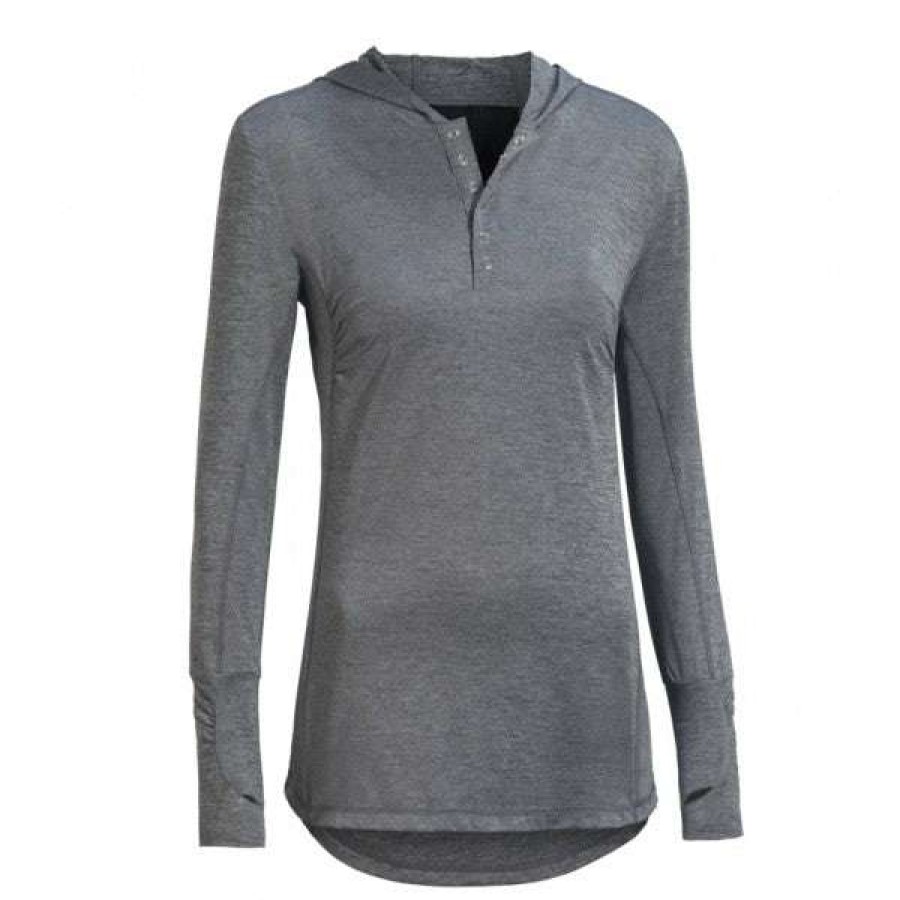 * Expert Women'S Heather Black Arbor Hoodie Pullover | Sweatshirts