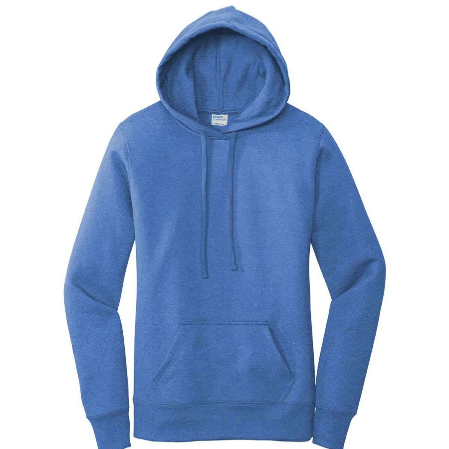 * Port & Company Women'S Heather Royal Core Fleece Pullover Hoodie | Sweatshirts