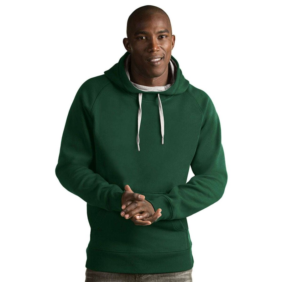 * Antigua Men'S Dark Pine Victory Pullover Hoodie | Sweatshirts