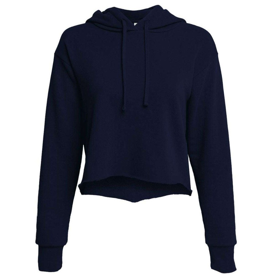 * Next Level Women'S Midnight Navy Laguna Suede Hoodie | Sweatshirts