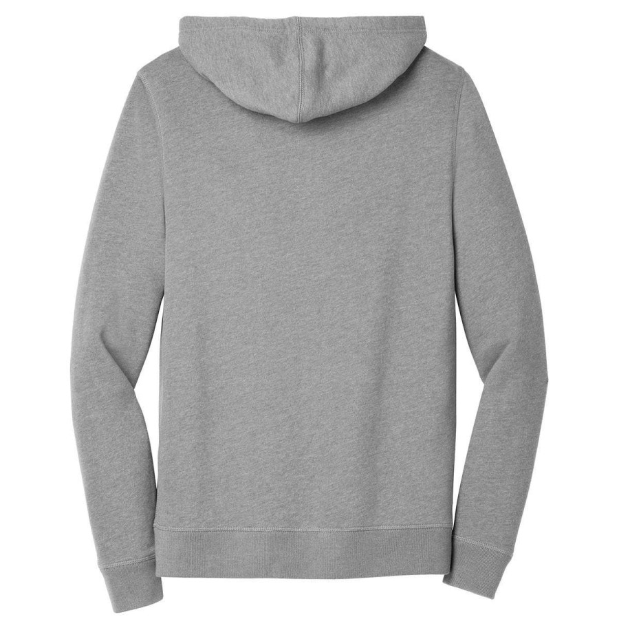 * Alternative Apparel Men'S Heather Grey Indy Blended Fleece Zip Hoodie | Full Zips