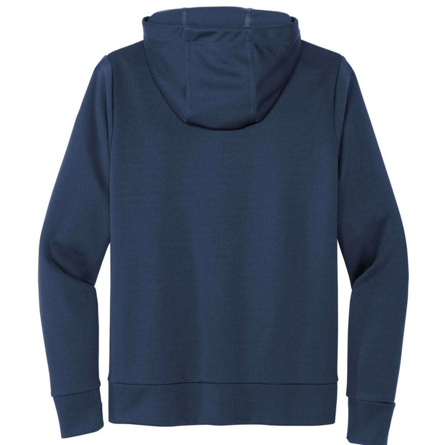 * Mercer+Mettle Men'S Insignia Blue Double-Knit Full Zip Hoodie | Full Zips