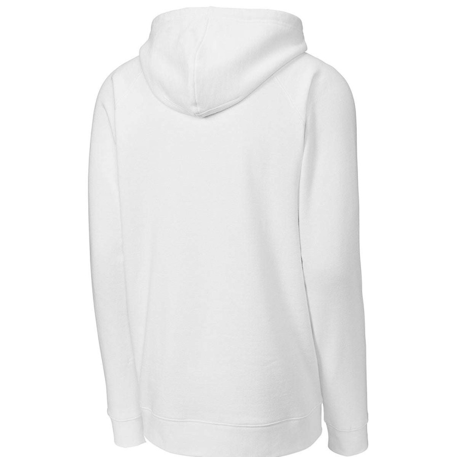 * Sport-Tek Men'S White Drive Fleece Pullover Hoodie | Sweatshirts