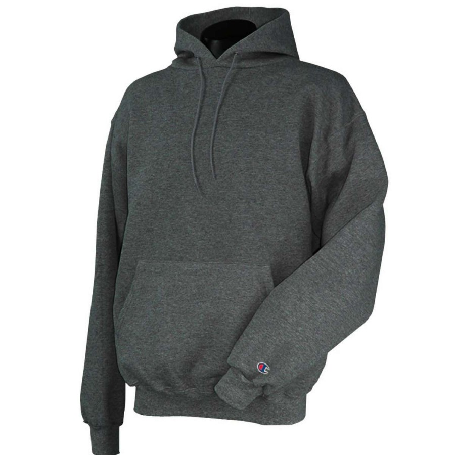 * Champion Men'S Charcoal Heather Hoodie | Sweatshirts