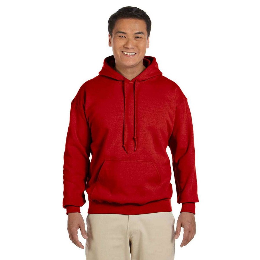 * Gildan Uni Red Heavy Blend 50/50 Hoodie | Sweatshirts