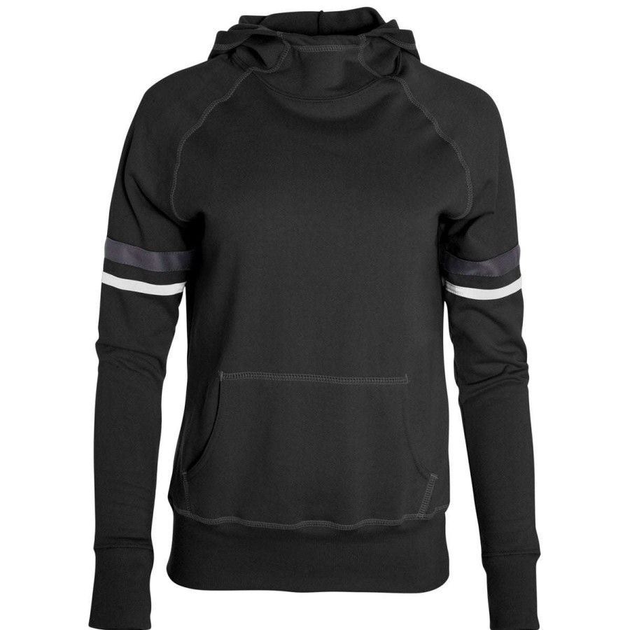 * Augusta Sportswear Augusta Women'S Black/White/Graphite Spry Hoodie | Sweatshirts