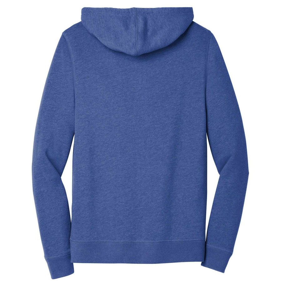 * Alternative Apparel Men'S Heather Rich Royal Indy Blended Fleece Zip Hoodie | Full Zips