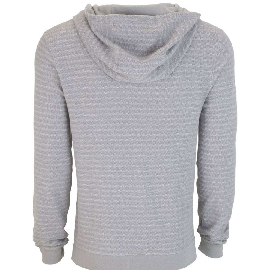 * Vantage Men'S Grey/White Baja Hoodie | Sweatshirts