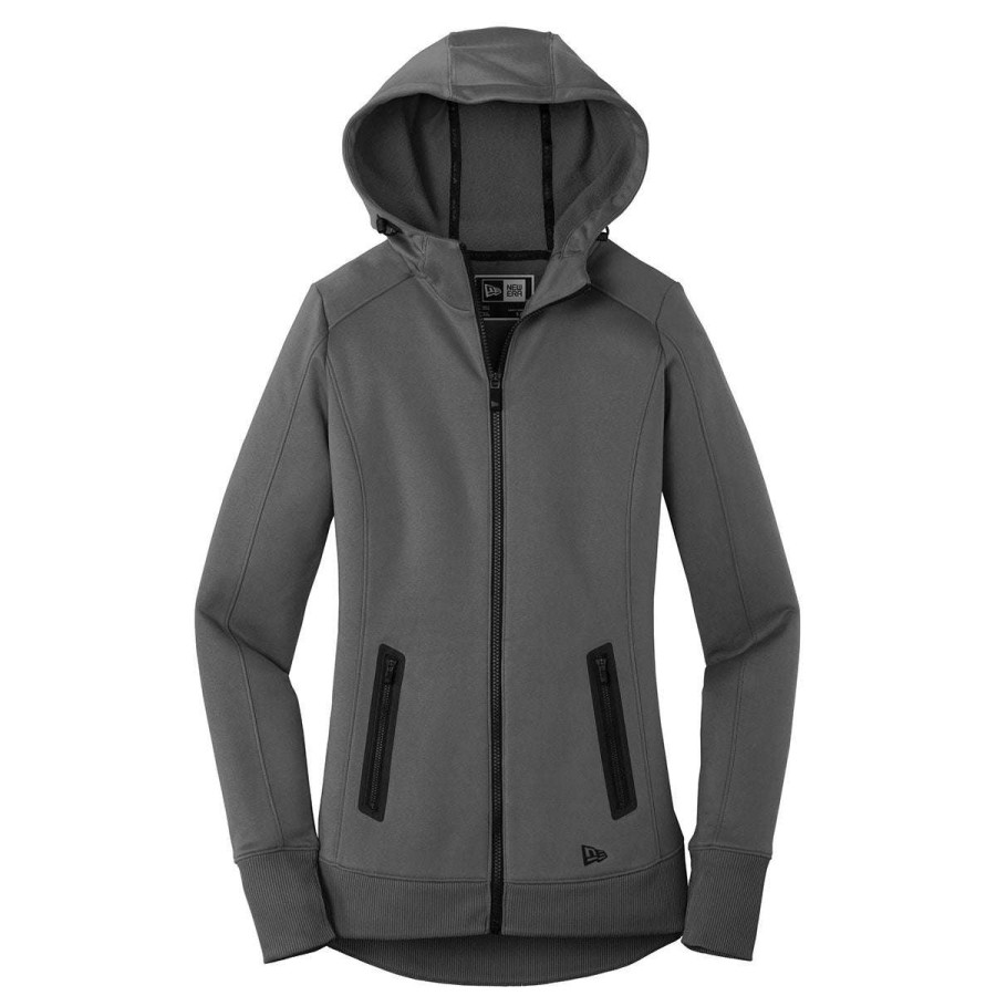 * New Era Women'S Graphite Venue Fleece Full-Zip Hoodie | Full Zips