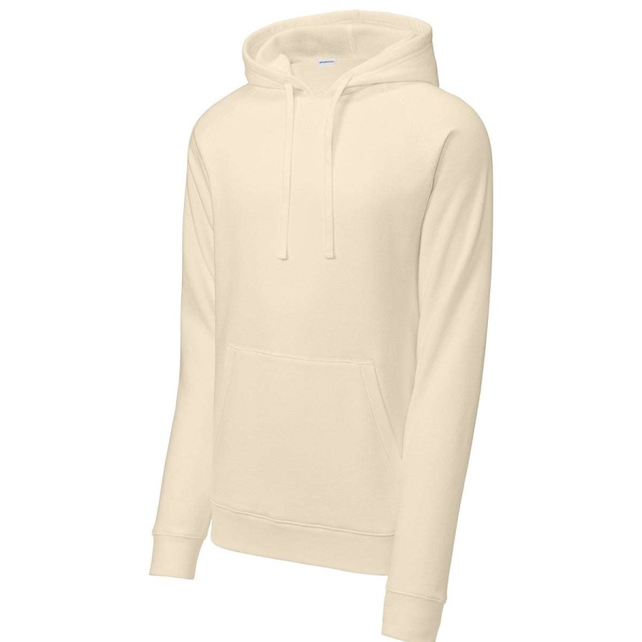 * Sport-Tek Men'S Ecru Drive Fleece Pullover Hoodie | Sweatshirts