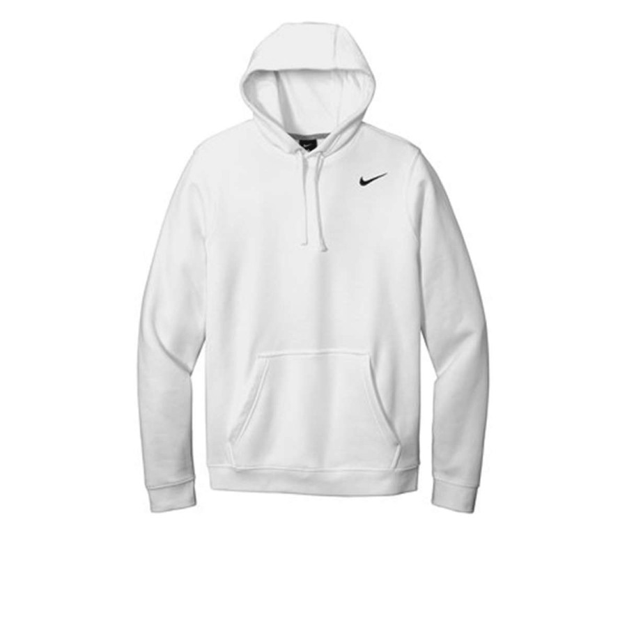 * Nike White Club Fleece Pullover Hoodie | Sweatshirts