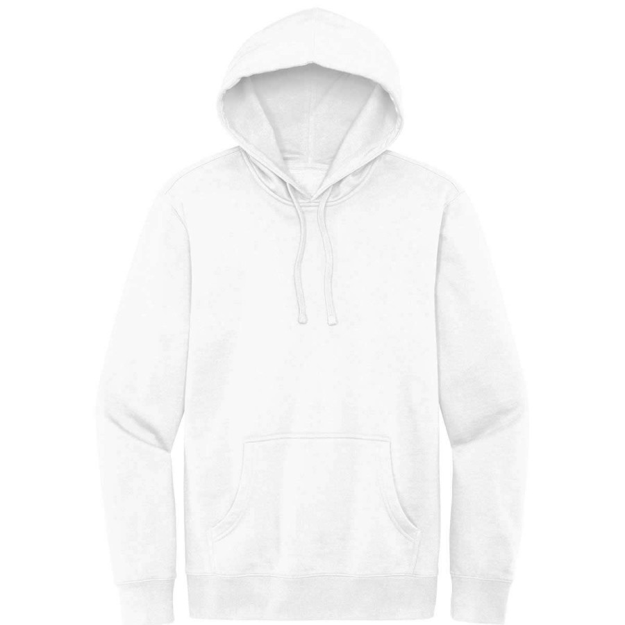 * District Men'S White V.I.T. Fleece Hoodie | Sweatshirts