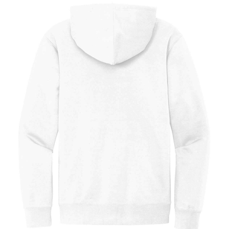 * District Men'S White V.I.T. Fleece Hoodie | Sweatshirts