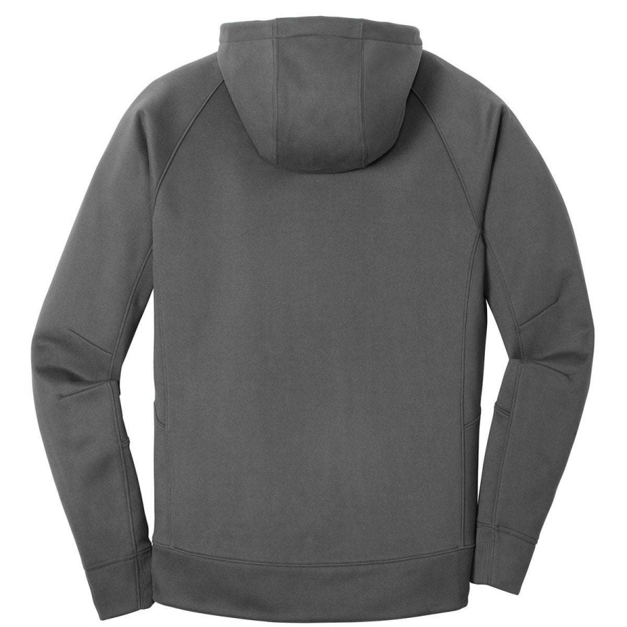 * New Era Men'S Graphite Venue Fleece Pullover Hoodie | Sweatshirts