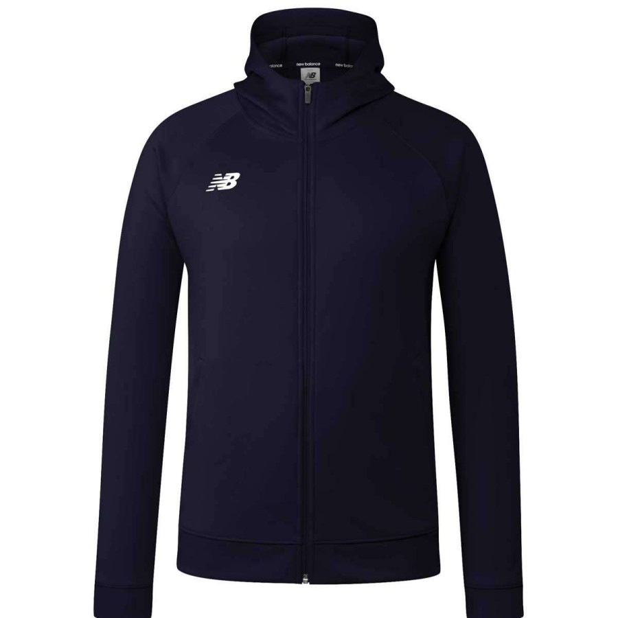 * New Balance Men'S Team Navy Travel Hoodie | Full Zips