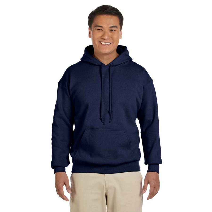 * Gildan Uni Navy Heavy Blend 50/50 Hoodie | Sweatshirts