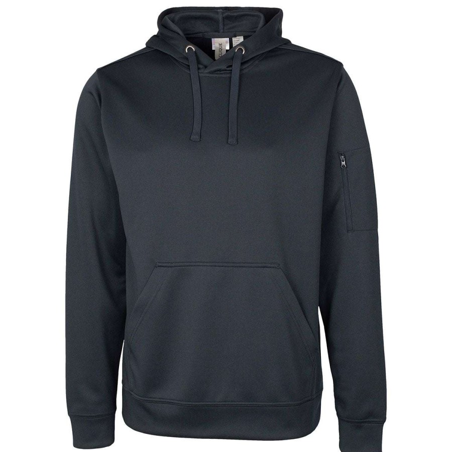 * Clique Men'S Navy Lift Performance Hoodie Sweatshirt | Sweatshirts