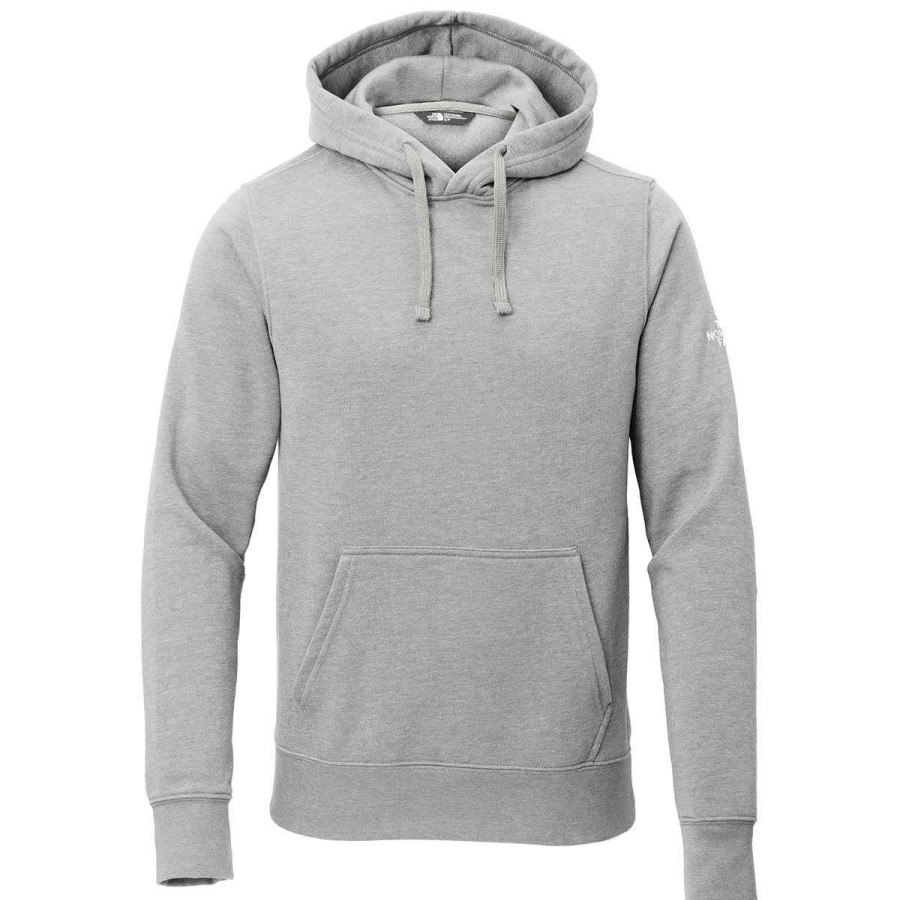 * The North Face Men'S Light Grey Heather Pullover Hoodie | Sweatshirts