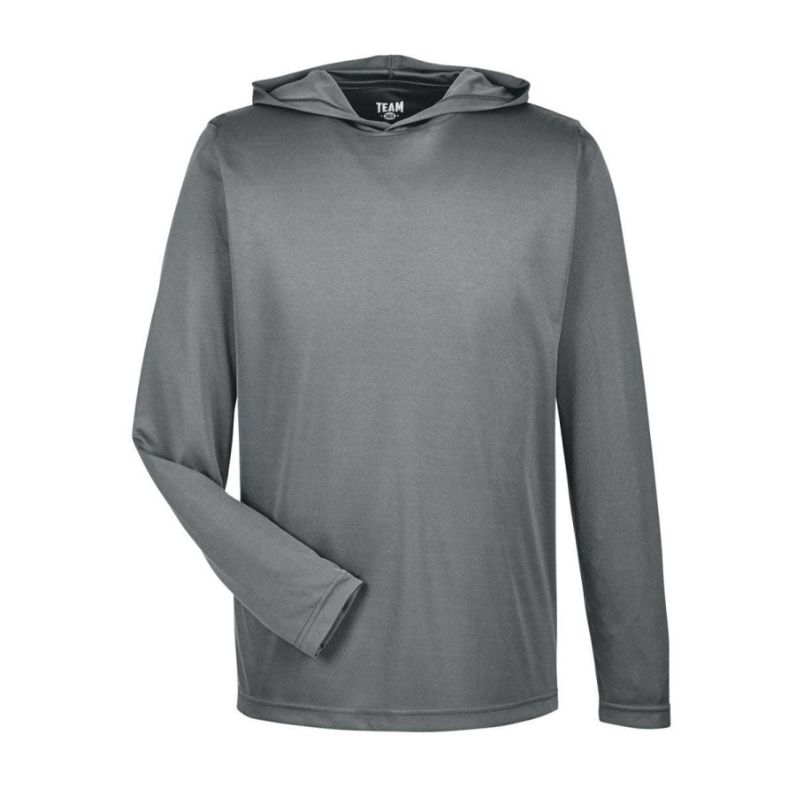 * Team 365 Men'S Sport Graphite Zone Performance Hoodie | Sweatshirts