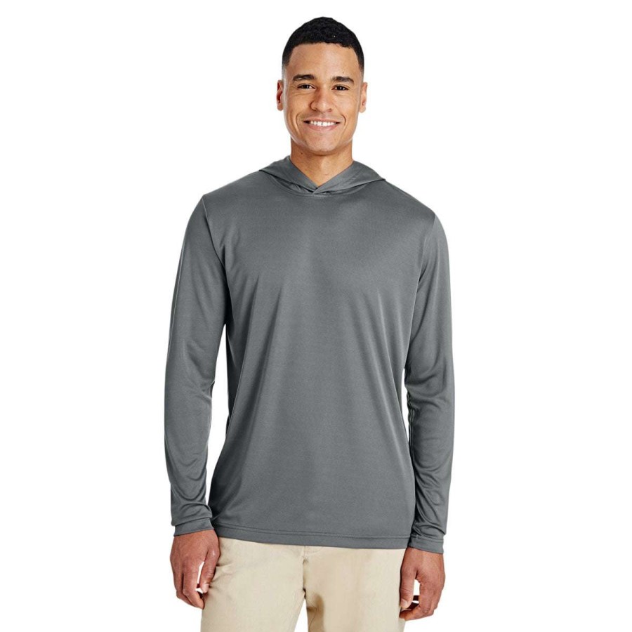 * Team 365 Men'S Sport Graphite Zone Performance Hoodie | Sweatshirts