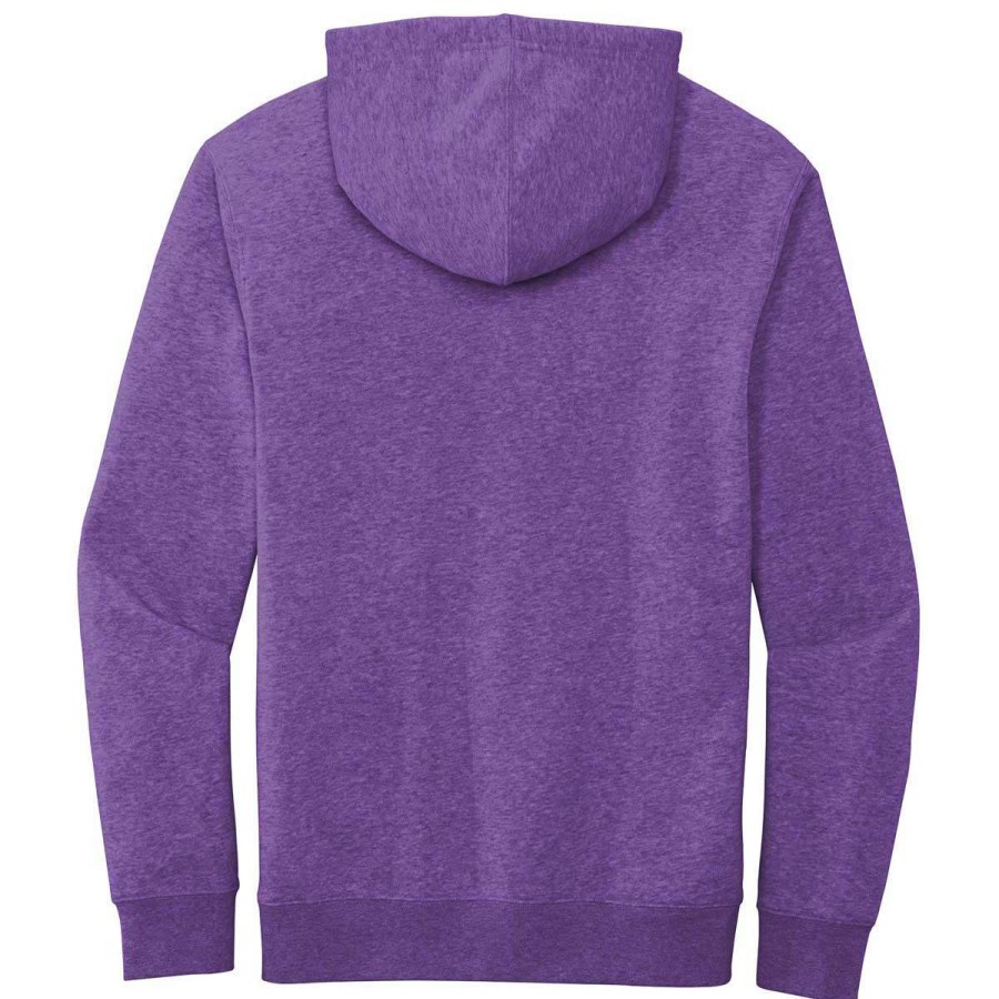 * District Men'S Heathered Purple V.I.T. Fleece Hoodie | Sweatshirts