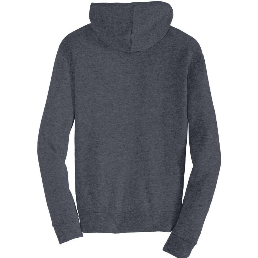 * Alternative Apparel Men'S True Navy Eco-Jersey Zip Hoodie | Full Zips