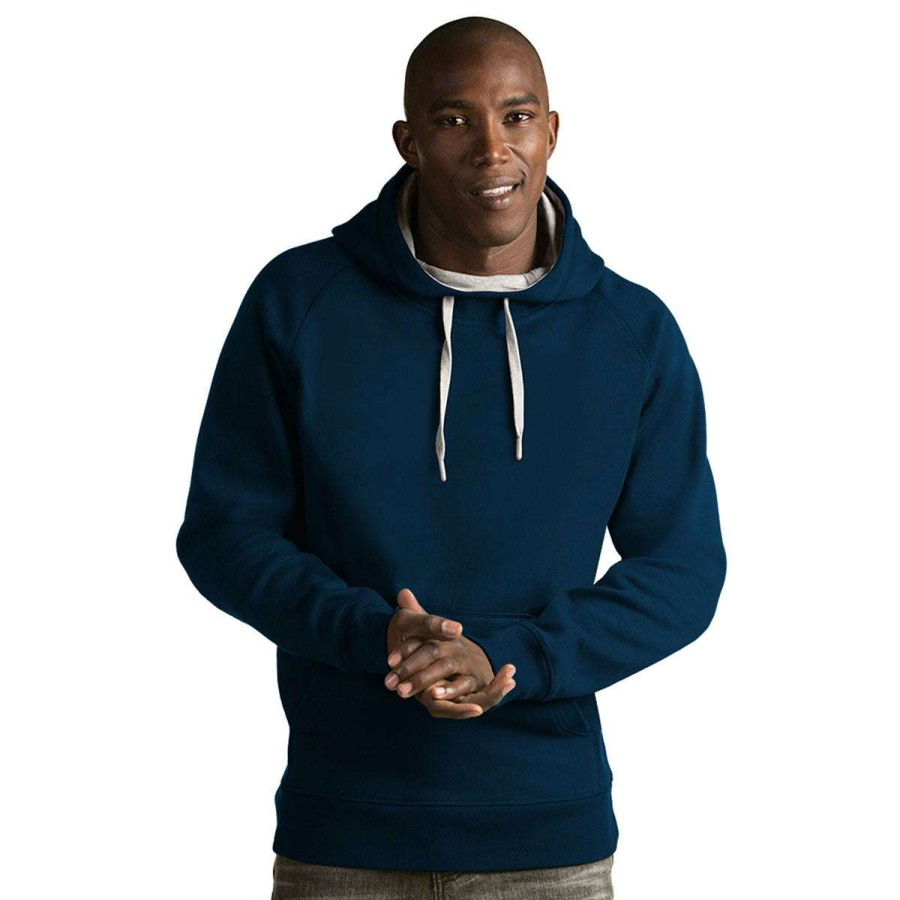 * Antigua Men'S Navy Victory Pullover Hoodie | Sweatshirts