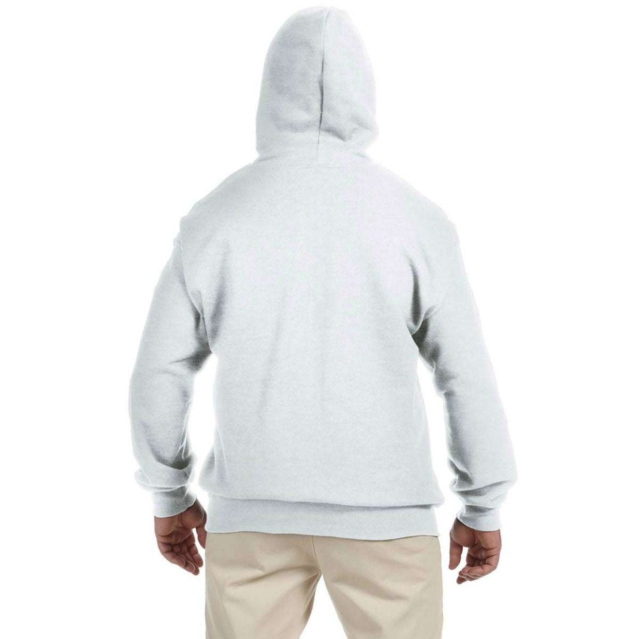 * Gildan Uni White Dryblend 9 Oz. 50/50 Full Zip Hoodie | Full Zips