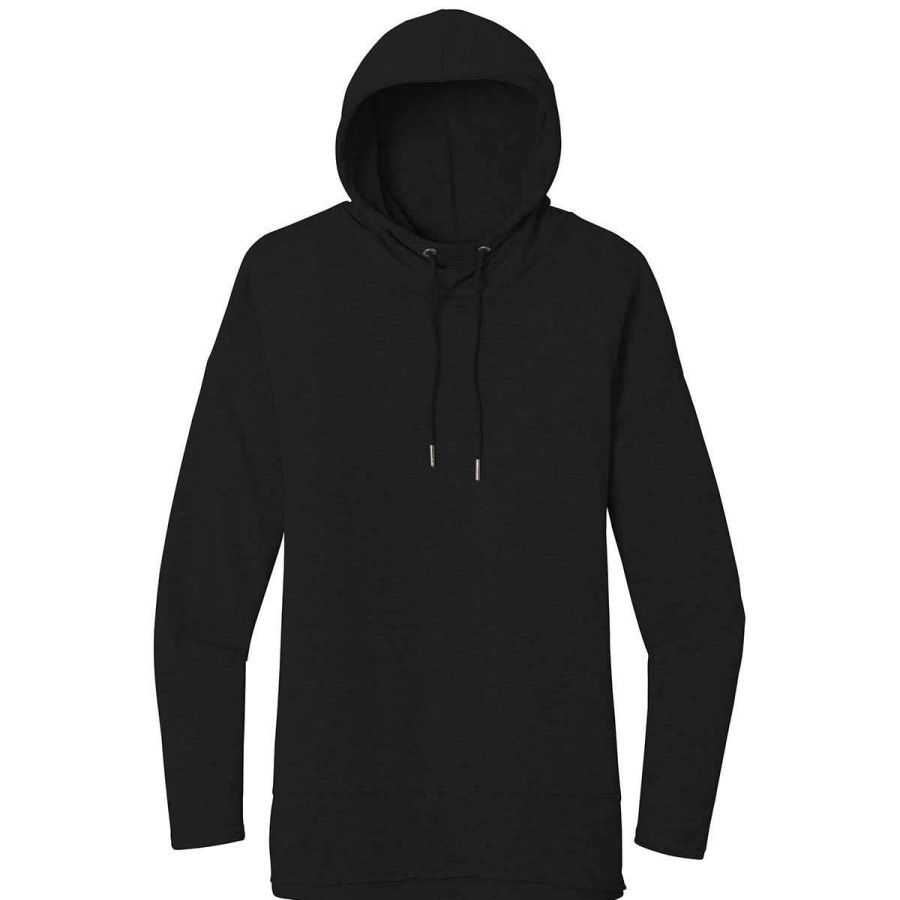 * District Women'S Black Featherweight French Terry Hoodie | Sweatshirts