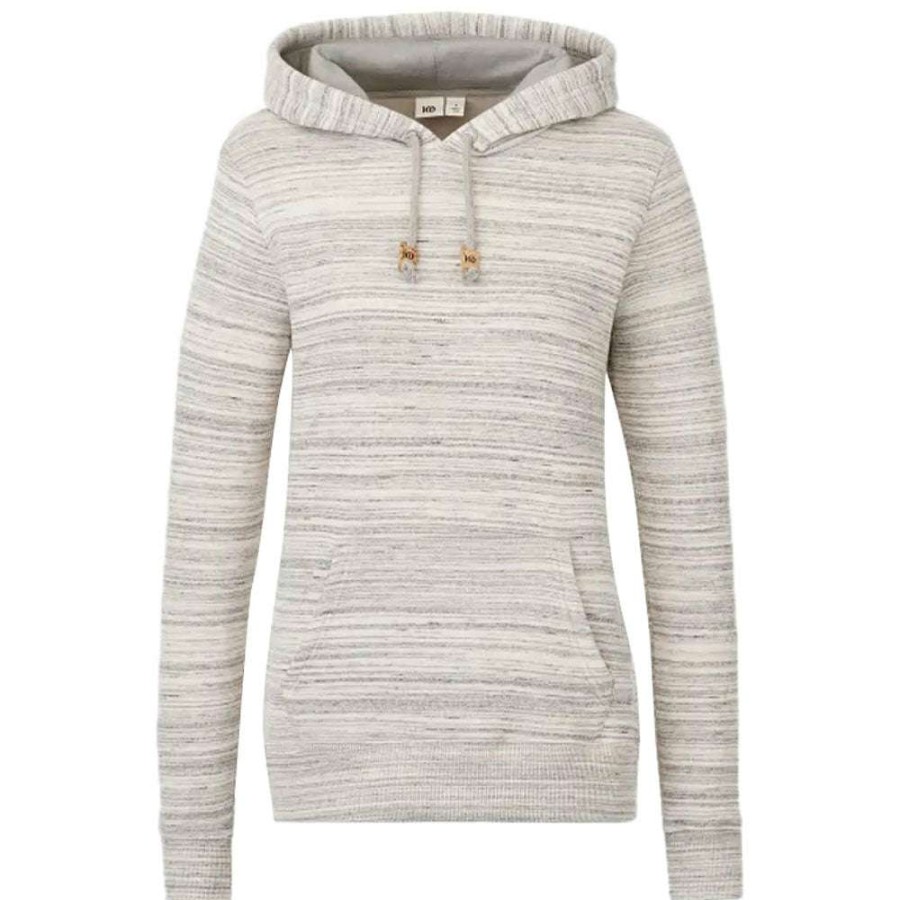 * Tentree Women'S Hi Rise Grey Space Dye Classic Hoodie | Sweatshirts