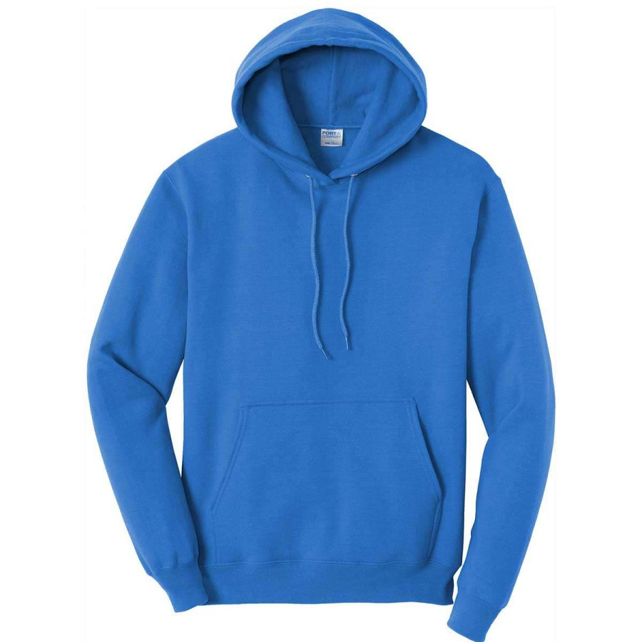 * Port & Company Men'S Royal Tall Core Fleece Pullover Hoodie | Sweatshirts