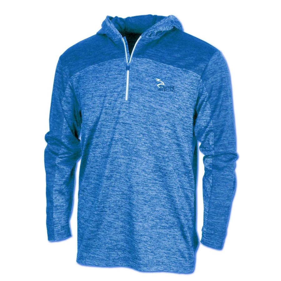 * Baw Men'S Royal Dry-Tek Vitnage Hoodie | Quarter Zips