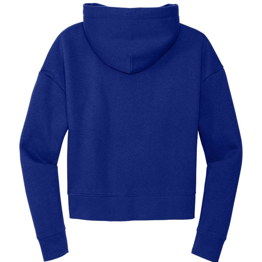 * District Women'S Deep Royal V.I.T Fleece Hoodie | Sweatshirts