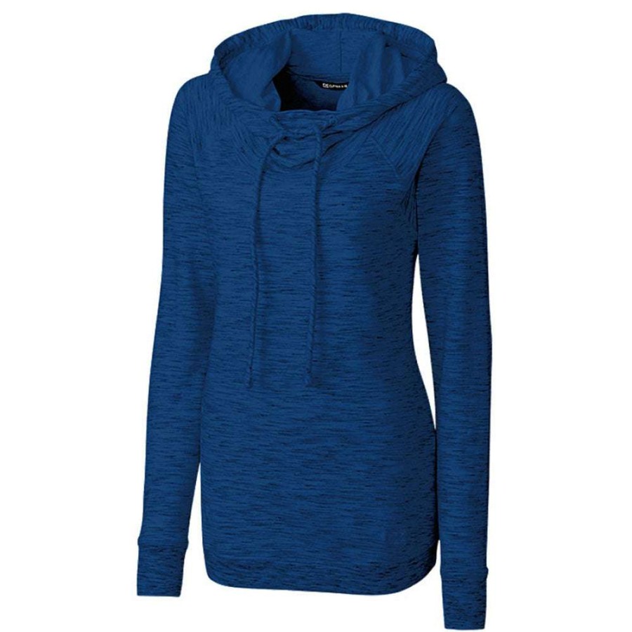 * Cutter & Buck Women'S Tour Blue Tie Breaker Hoodie | Sweatshirts