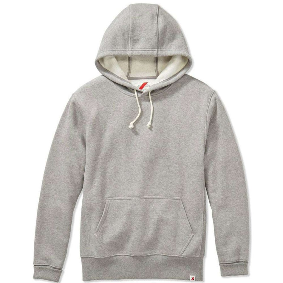 * Best Made Men'S Grey Heather Sweat Fleece Pullover Hoodie | Sweatshirts