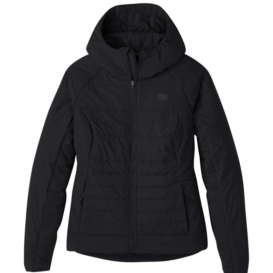 * Outdoor Research Women'S Black Shadow Insulated Hoodie | Full Zips