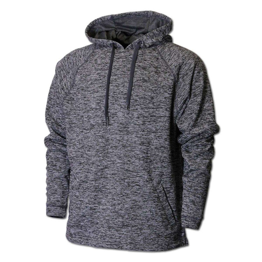 * Baw Men'S Black Vintage Heather Hoodie | Sweatshirts