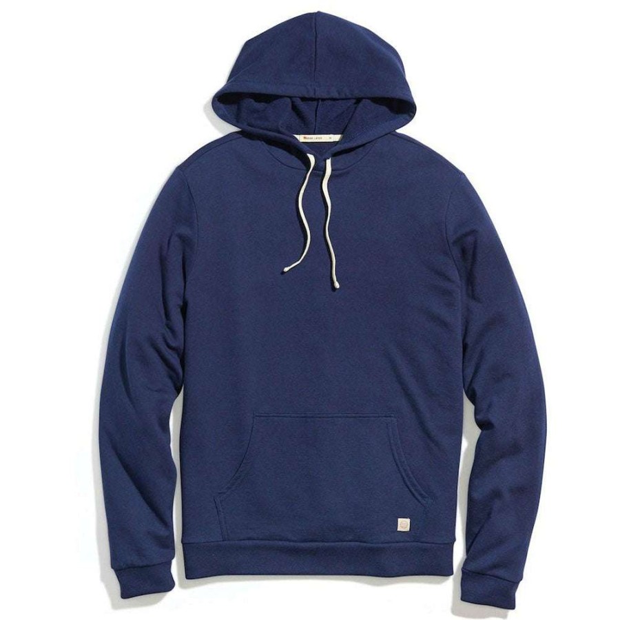 * Marine Layer Men'S True Navy Sunset Pullover Hoodie | Sweatshirts