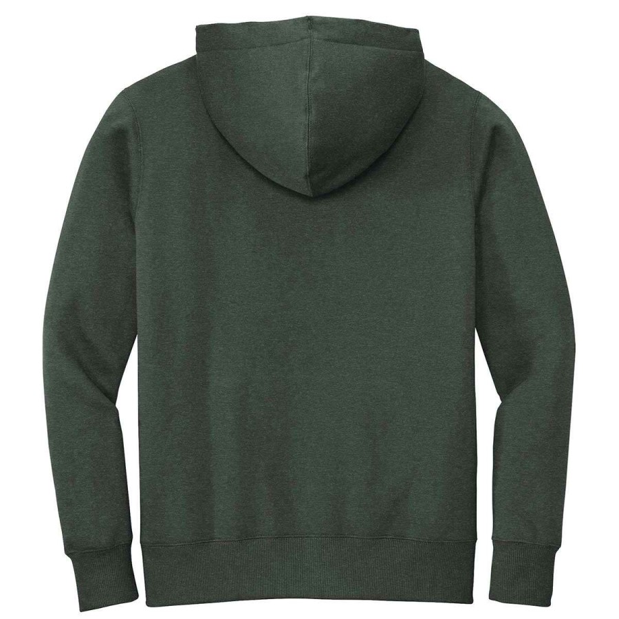 * District Men'S Heathered Forrest Green Perfect Weight Fleece Hoodie | Sweatshirts