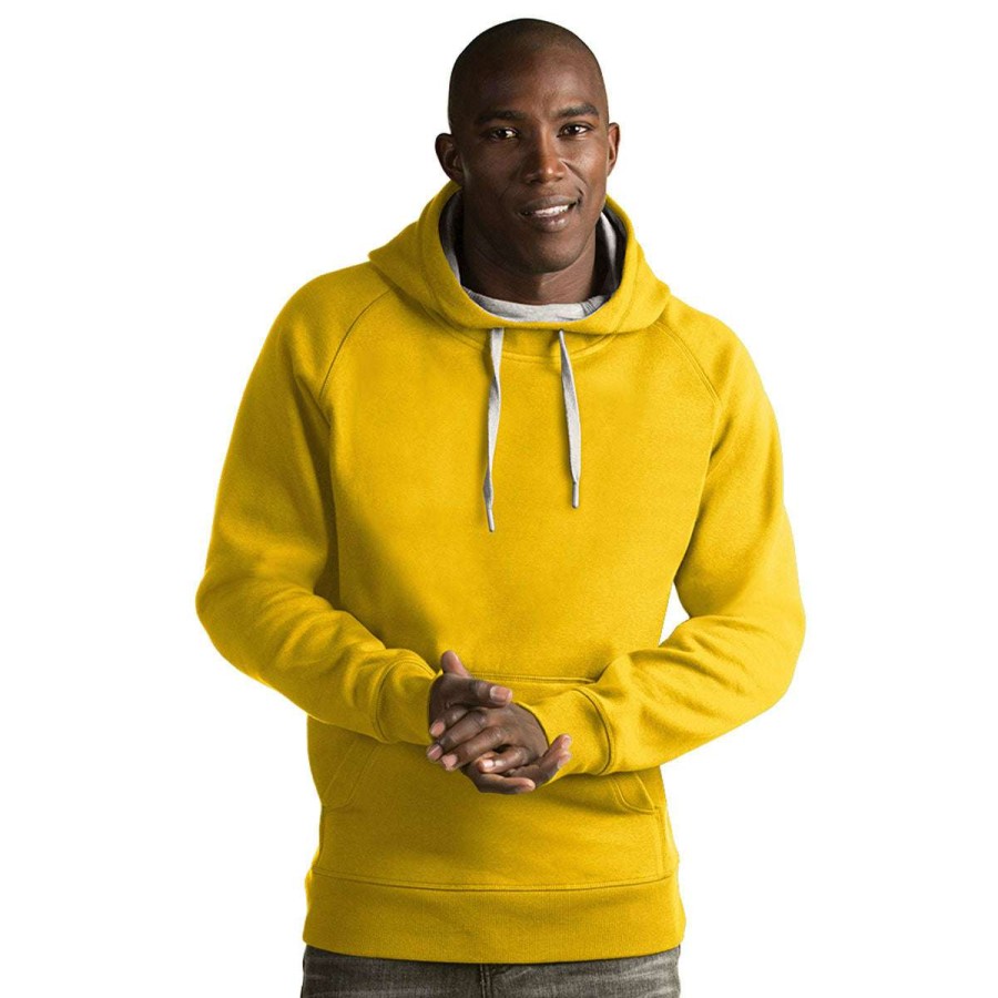 * Antigua Men'S Gold Victory Pullover Hoodie | Sweatshirts