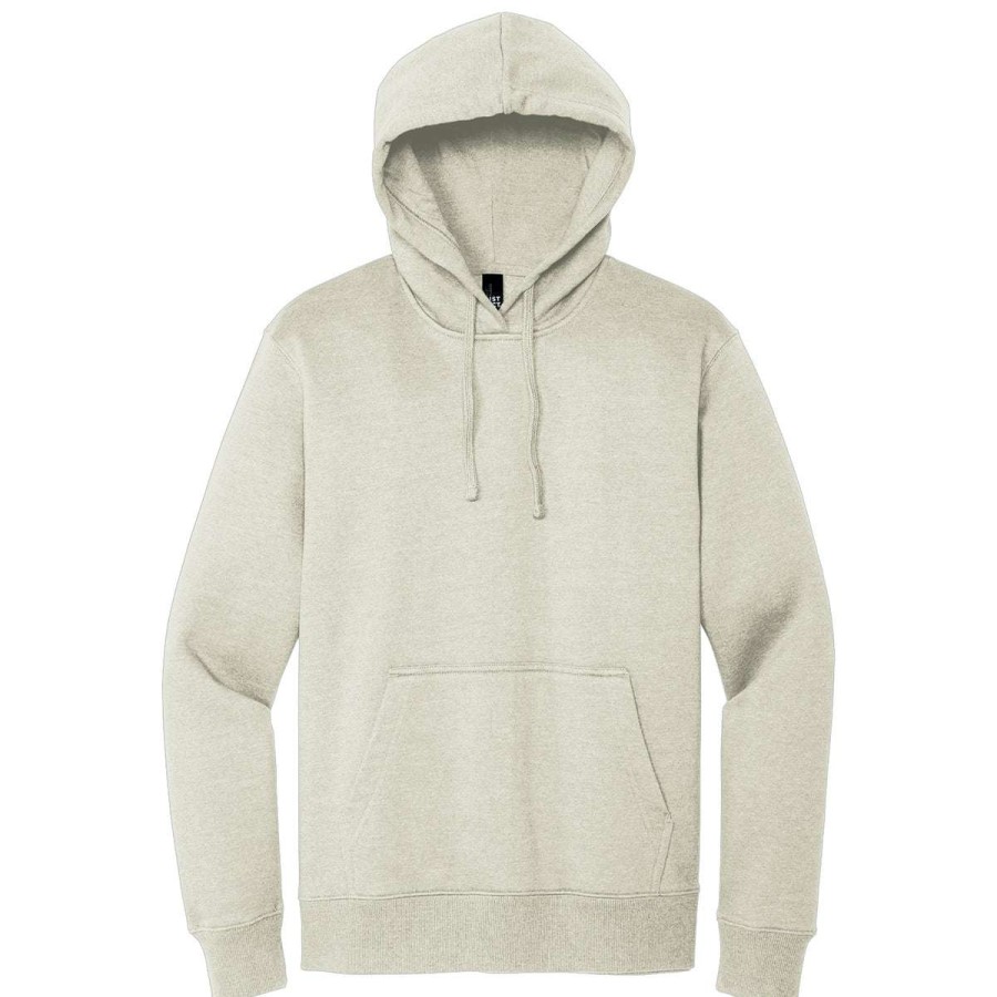 * District Men'S Oatmeal Heather V.I.T. Heavyweight Fleece Hoodie | Sweatshirts