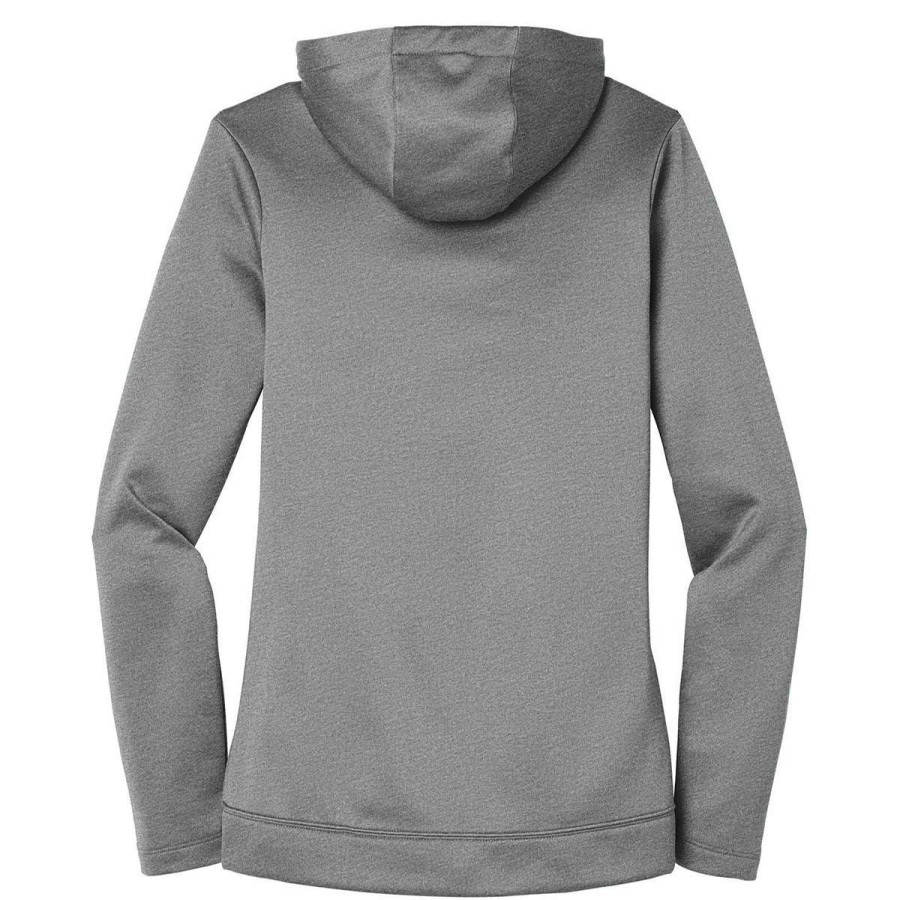 * Nike Women'S Dark Grey Heather Therma-Fit Full-Zip Fleece Hoodie | Full Zips