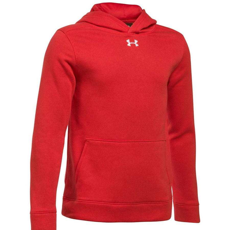 * Under Armour Boy'S Red Hustle Fleece Hoodie | Boys