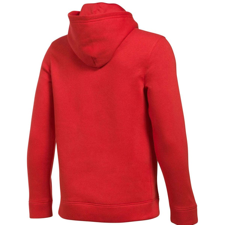 * Under Armour Boy'S Red Hustle Fleece Hoodie | Boys