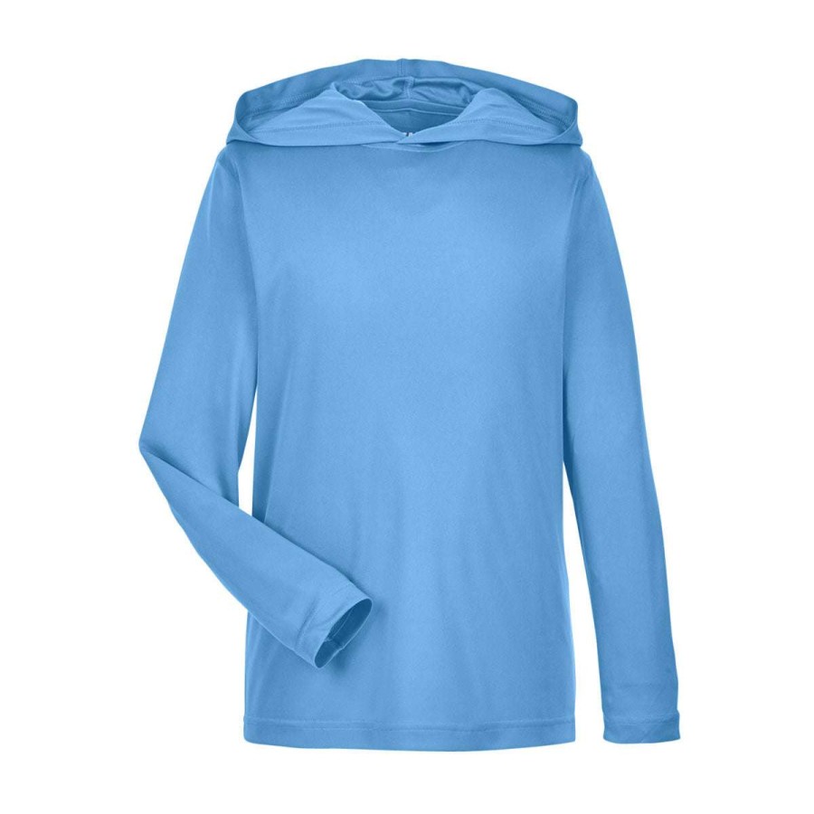 * Team 365 Youth Sport Light Blue Zone Performance Hoodie | Boys