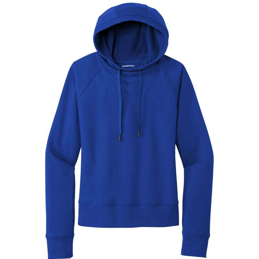 * Sport-Tek Women'S True Royal Lightweight French Terry Pullover Hoodie | Sweatshirts