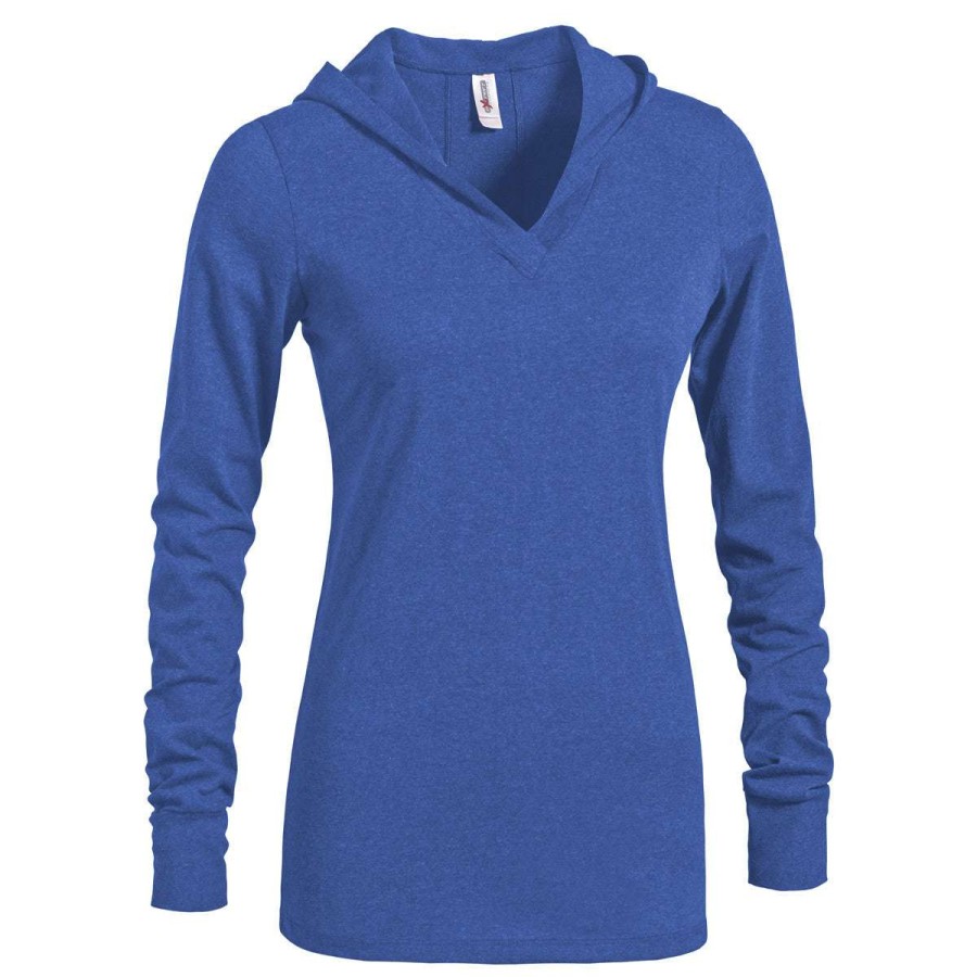 * Expert Women'S Dark Heather Royal Soft Hoodie | Sweatshirts