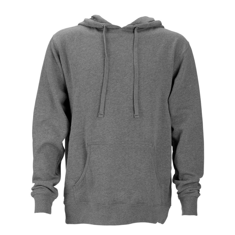 * Vantage Men'S Dark Steel Premium Lightweight Fleece Pullover Hoodie | Sweatshirts